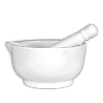 Wilkie Brothers Mortar & Pestle white bone china
